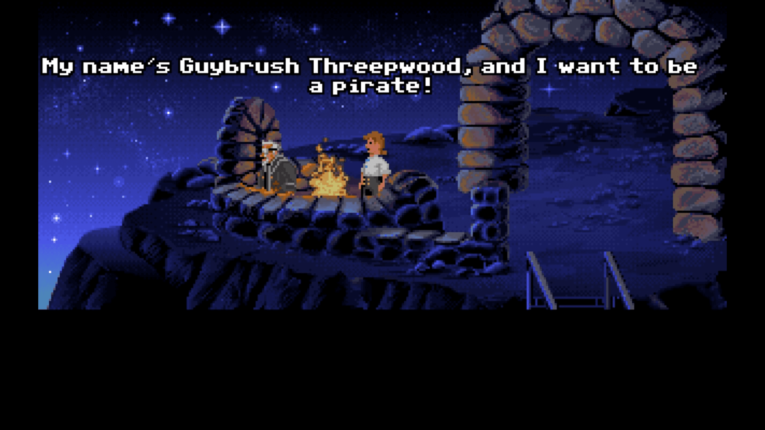 MS-DOS The Secret of Monkey Island game